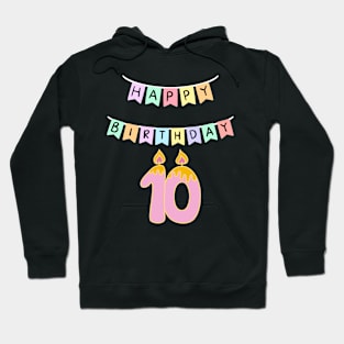 10 ten birthday Hoodie